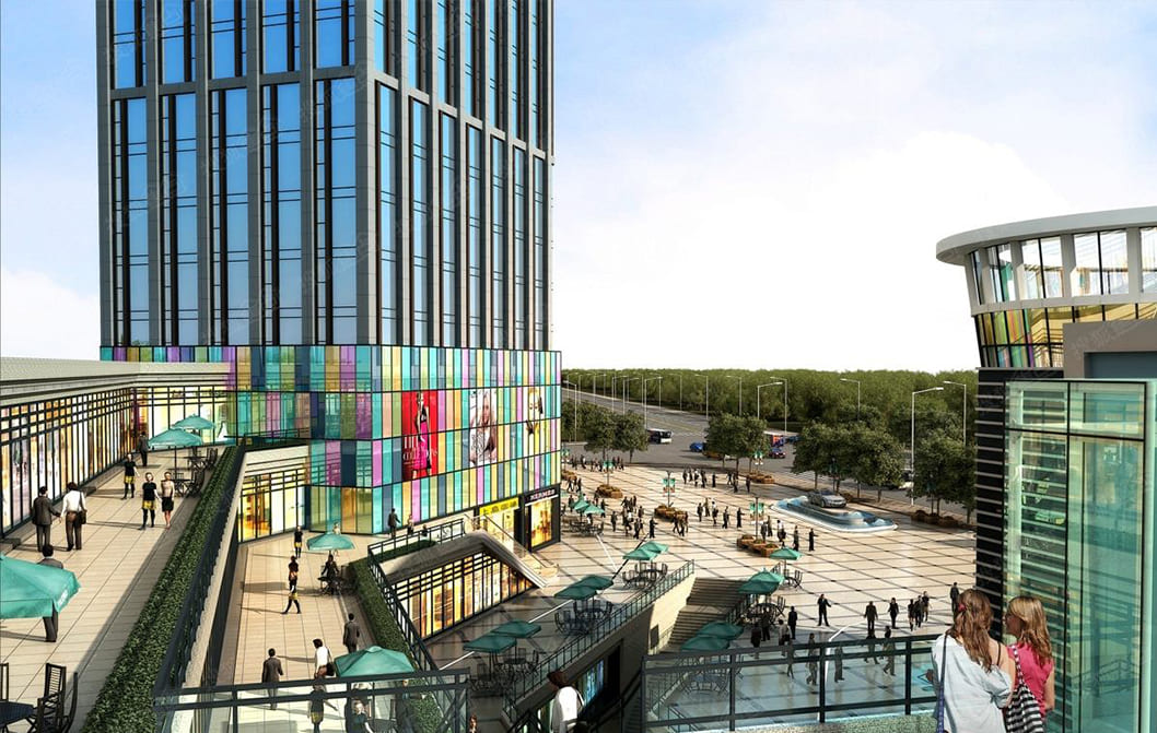 North Shanghua City Shopping Center Air-cooled heat pump modular chiller